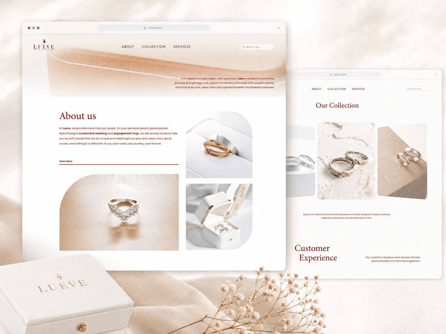 Lueve Jewelry Website